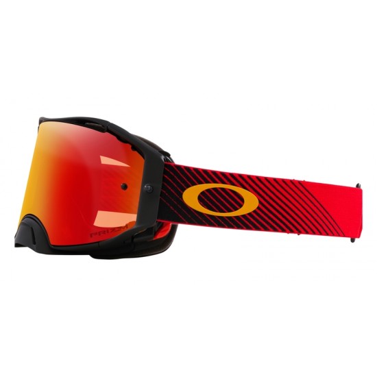 Óculos Oakley Airbrake MX - Lente Red Flow Prizm MX Torch