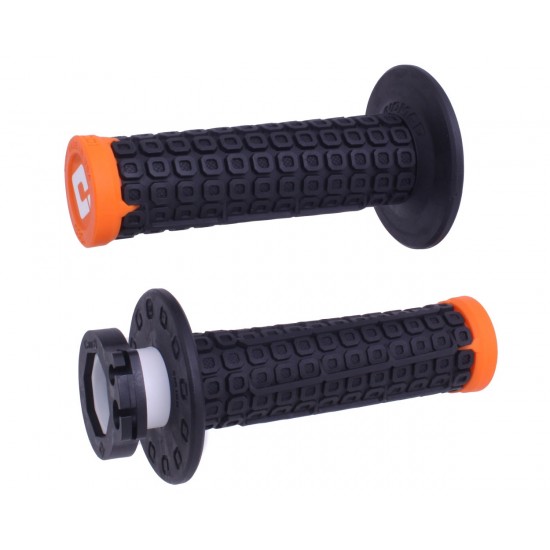 Punhos Odi Lock On Nomad D3O® Mx Black / Orange Punhos Odi Lock On Nomad D3O® Mx Black / Orange