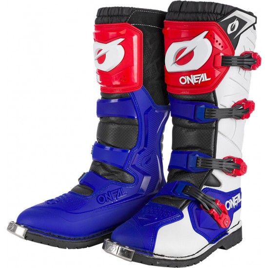 Botas O\'neal Rider Pro Black / White / Red