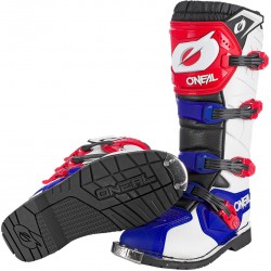 Botas Oneal Rider Pro Black / White / Red