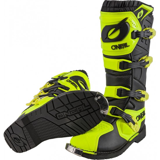 Botas Oneal Rider Pro Neon Yellow