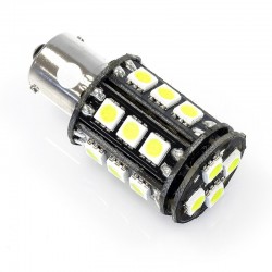 Lâmpada LED BA15s 22 leds 12V Branca