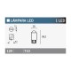 Lâmpada LED 1LED T10