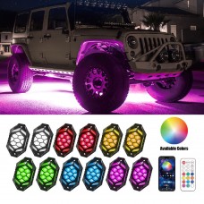 Luzes de Chassi RGBW 8 Pods