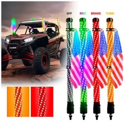 Chicote / Bandeira Luzes Led Espiral FAT