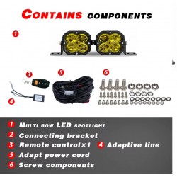Barra Led Light Pod Yellow 160W