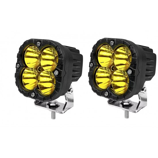 Farol LED Light Pod Yellow ( Par )