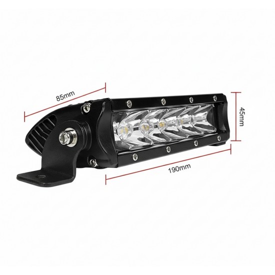 Barra Leds Fox One Black 30w