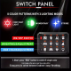 Switch Panel / Painel de Interruptores LED RGB 12 Gang / Caminhos