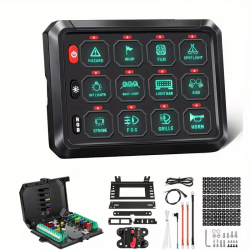 Switch Panel / Painel de Interruptores LED RGB 12 Gang / Caminhos