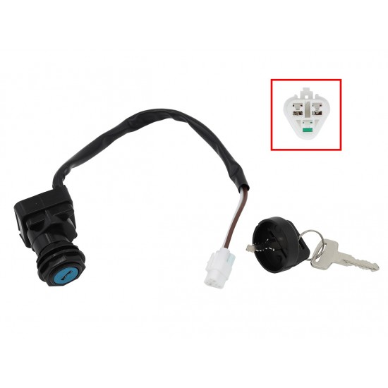 Canhão Ignição / Chave Onesix4 Kawasaki Kfx 450