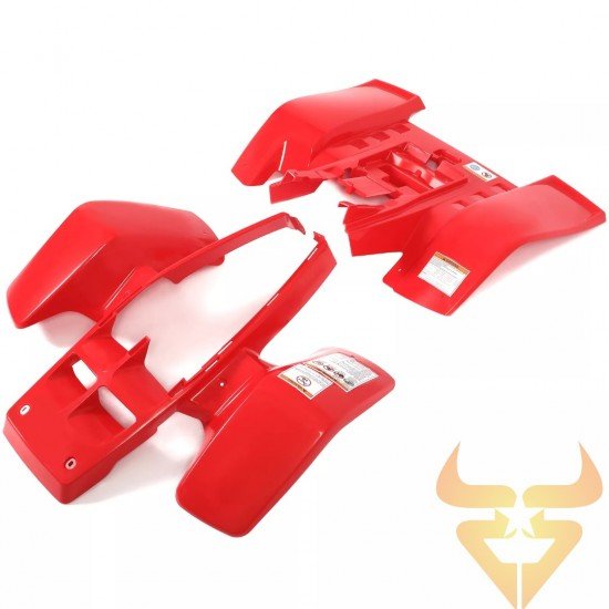 Guarda Lamas / Plástico Frontal e Traseiro Vermelho Yamaha Banshee 350 Guarda Lamas / Plástico Frontal e Traseiro Vermelho Yamaha Banshee 350