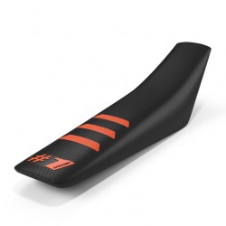 Capa de Banco Onegripper Universal LIGHT RIB Black / Orange