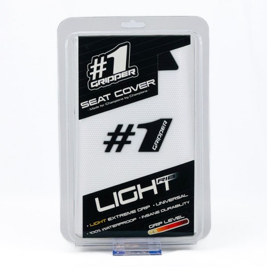 Capa de Banco Onegripper Universal LIGHT RIB White / Black