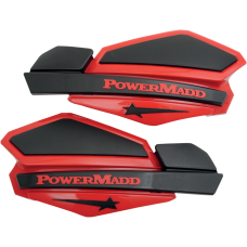 Proteçoes Maos Powermadd Star Series Black / Red