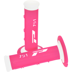 Punhos Pro Grip 791 Mx Branco / Rosa Fluo