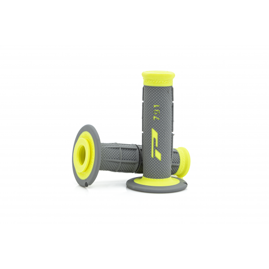Punhos Pro Grip 791 Mx Amarelo Fluo / Cinza