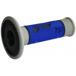 Punhos Pro Grip 790 Mx Triple Density Cinza / Azul