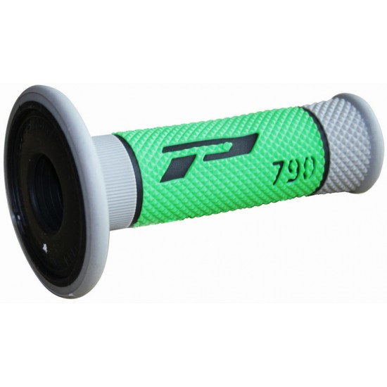Punhos Pro Grip 790 Mx Triple Density Cinza / Verde