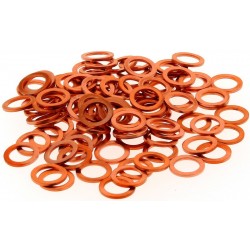 Anilhas De Cobre 8X12X1,0 (Saco de 100 Peças)