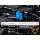 Adaptador Impermeável 12V para USB Quad Lock Adaptador Impermeável 12V para USB Quad Lock