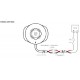 Cabeçote de carregamento sem fios impermeável QUAD LOCK V2 Cabeçote de carregamento sem fios impermeável QUAD LOCK V2