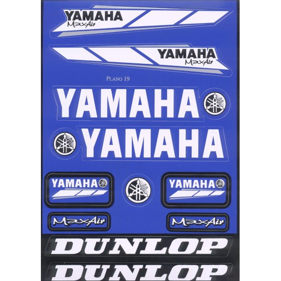 FOLHA AUTOCOLANTES YAMAHA