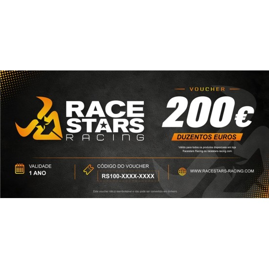 Gift Card / Cartão Oferta Racestars 200€