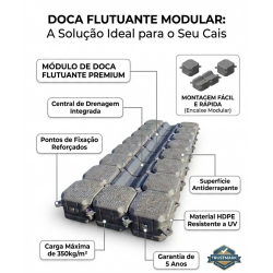 Plataforma Flutuante Para Jet Ski / Mota de Agua 4x1.5
