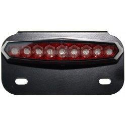 Farolim Leds Fumado 13 Leds Tdh C/ Suporte Matricula 