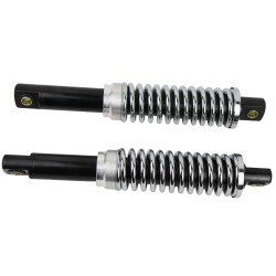 Amortecedores Reforçados Pretos Mola Cromada 310mm RJ Sachs