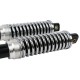 Amortecedores Reforçados Pretos Mola Cromada 310mm RJ Sachs