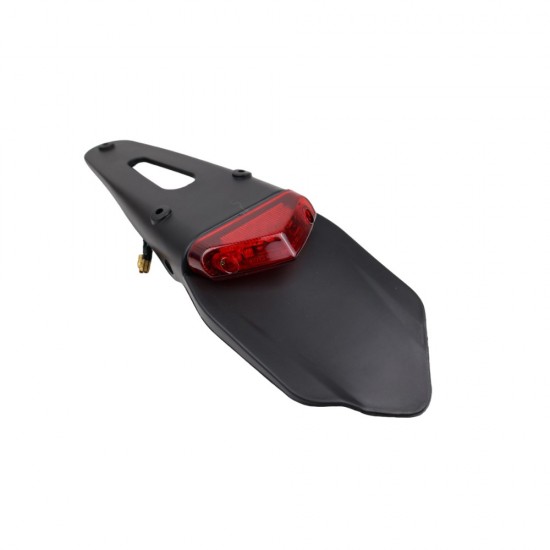 Suporte de Matrícula Universal c/Farolim LED (Vermelho) RJ