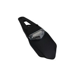 Guarda Lamas Traseiro Universal c/Farolim LED (Branco) RJ