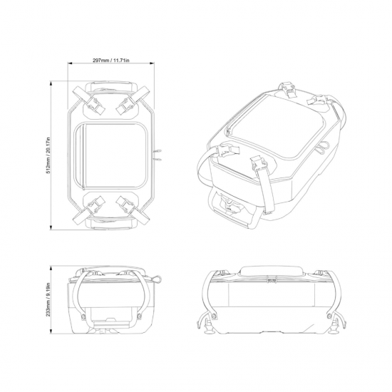 Mala Térmica Semi-rígida 20 Litros 295101252 Sea-doo
