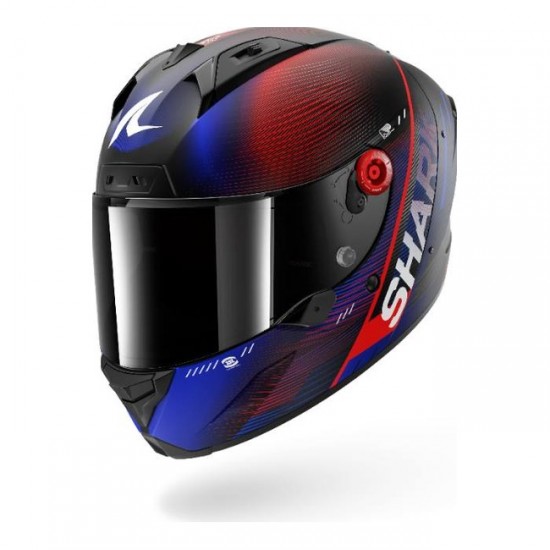 Capacete Shark Aeron Speed-Tech Mat Carbon / Blue / Red