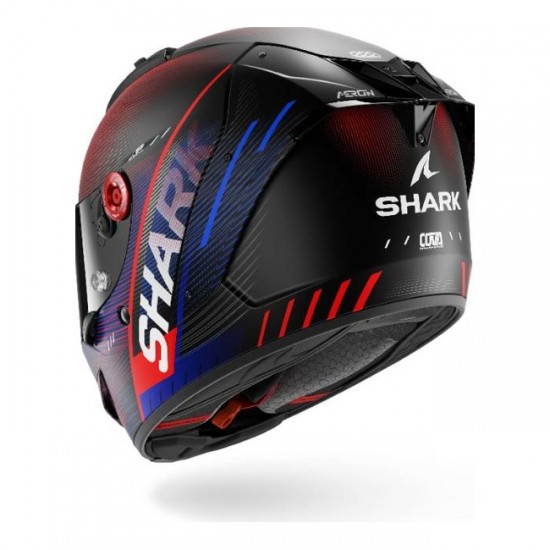 Capacete Shark Aeron Speed-Tech Mat Carbon / Blue / Red