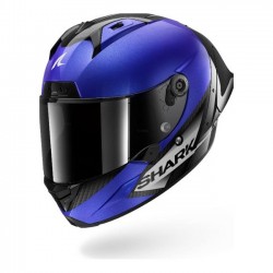 Capacete Shark Aeron GP Blank Carbon / Blue / Anthracite