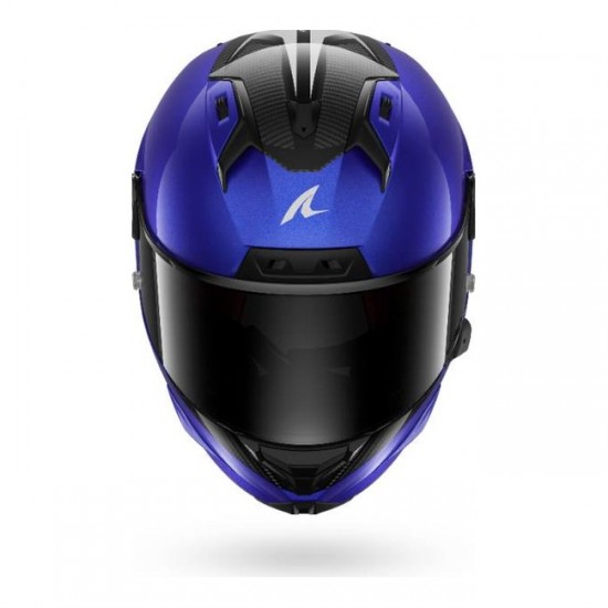 Capacete Shark Aeron GP Blank Carbon / Blue / Anthracite