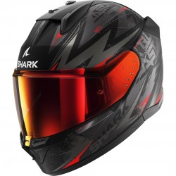 Capacete Shark D-Skwal 3 Blast-R Mat Black / Anthracite / Red