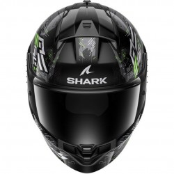 Capacete Shark Ridill 2 Molokai Black / Silver / Green