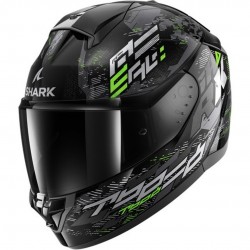 Capacete Shark Ridill 2 Molokai Black / Silver / Green