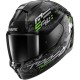 Capacete Shark Ridill 2 Molokai Black / Silver / Green Capacete Shark Ridill 2 Molokai Black / Silver / Green