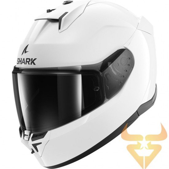 Capacete Shark D-Skwal 3 Blank White Capacete Shark D-Skwal 3 Blank White