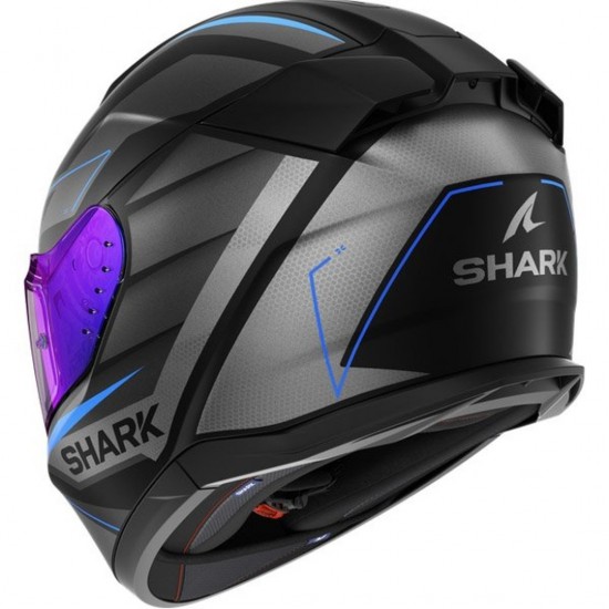 Capacete Shark D-Skwal 3 Sizler Black / Anthracite / Blue Capacete Shark D-Skwal 3 Sizler Black / Anthracite / Blue