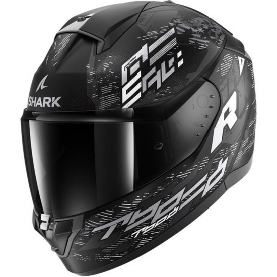 Capacete Shark Ridill 2 Molokai Black / White / Silver Capacete Shark Ridill 2 Molokai Black / White / Silver