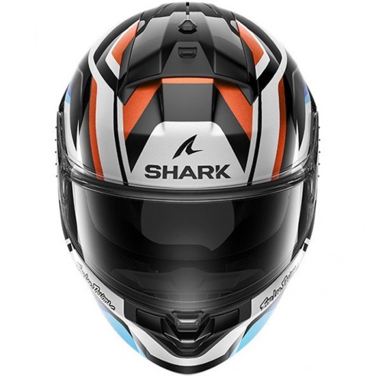 Capacete Shark Ridill 2 TLD Apex Black / White / Blue Capacete Shark Ridill 2 TLD Apex Black / White / Blue