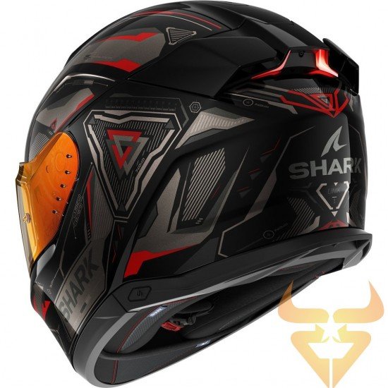 Capacete Shark Skwal I3 Linik Black / Red Capacete Shark Skwal I3 Linik Black / Red