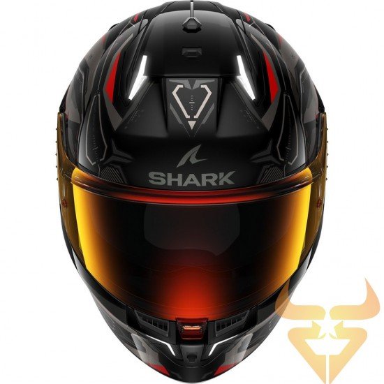 Capacete Shark Skwal I3 Linik Black / Red Capacete Shark Skwal I3 Linik Black / Red