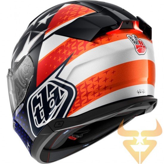 Capacete Shark Skwal I3 Troy Lee Designs Blue / Red / White Capacete Shark Skwal I3 Troy Lee Designs Blue / Red / White